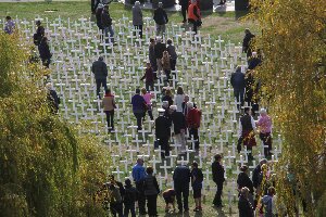 Anzac Day Field in Timaru